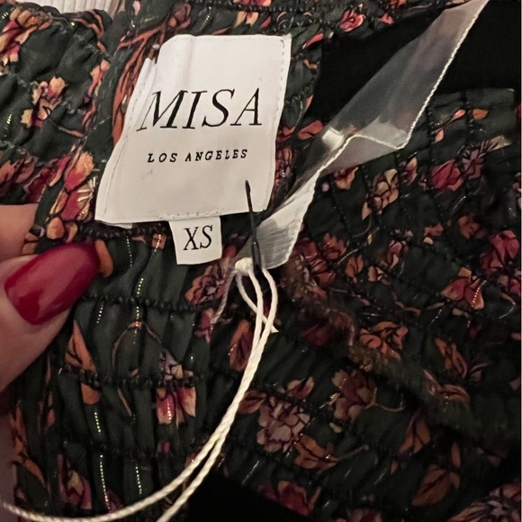 MISA LOS ANGELES | Jessa Dress Evergreen Blooms | size XS - Picture 13 of 16